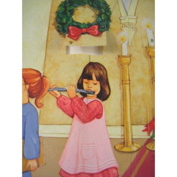 Hallmark Christmas Card Greeting Advent Calendar of Daily Prayers Window - Picture 4 of 8